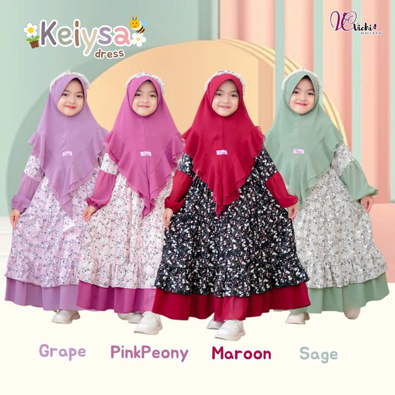 Maryam Hijab Baby Kids - Keiysa Gamis / Gamis Anak