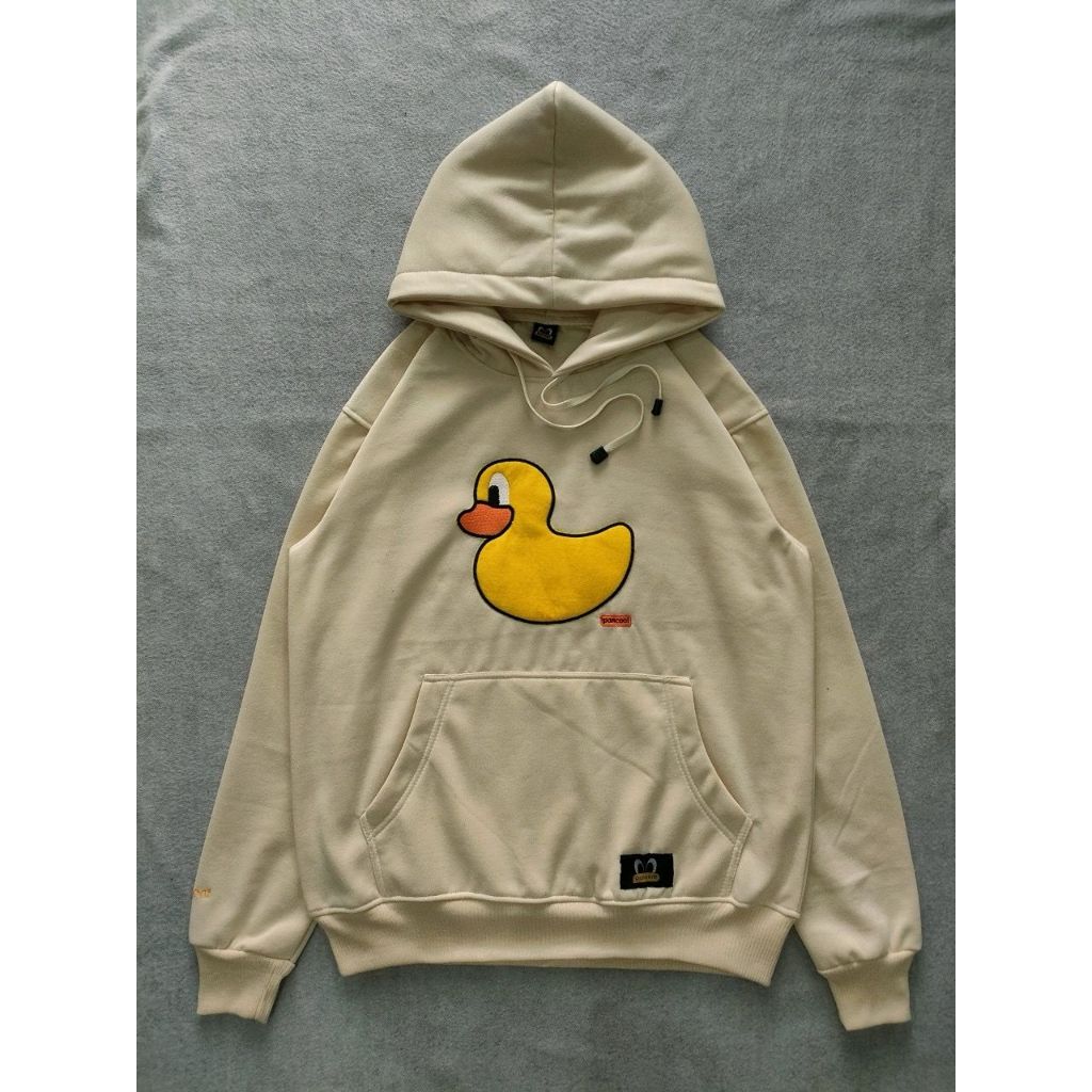 NEW Hoodie Lucu Pancoat Pria Wanita Full Bordir Logo Duck Original / Sweater Import Unisex Bahan Cot