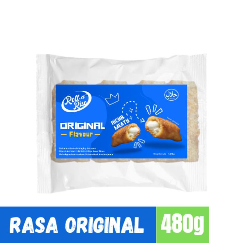 

Risoles frozen kualitas premium isi full daging Roll n' Riso (Rasa Original)
