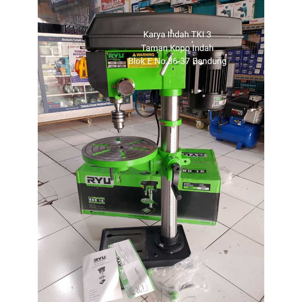 Bor Duduk RYU ryu Tekiro 16mm Bench Drill RBD16 RBD 16 Bor Duduk Tekiro 16mm 2770rpm