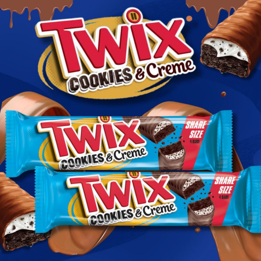 

TWIX Cookies & Creme Share Size 77.1g