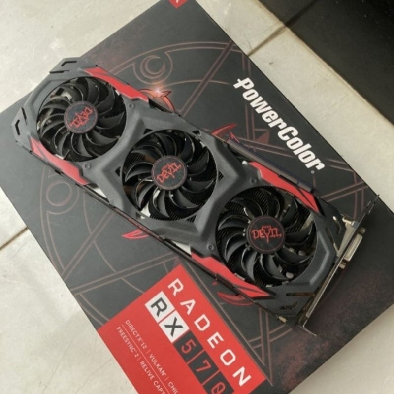 VGA Ati Radeon power color Rx 570 4giga GDDR5