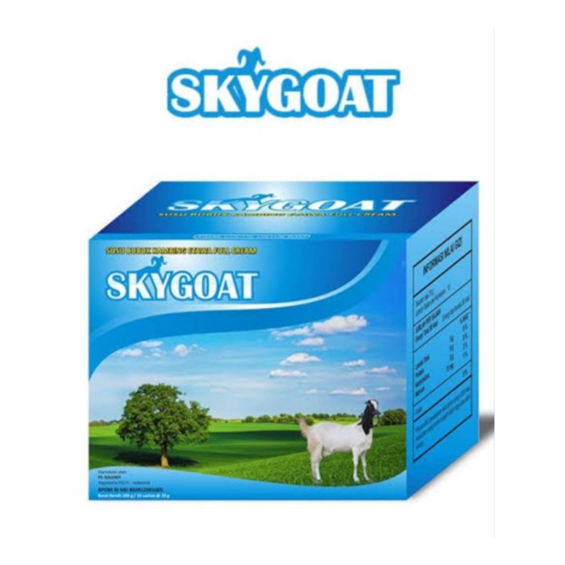 

SKYGOAT | skygoat Susu Kambing Etawa Bubuk Rasa Vanilla 200 g 10 sachet