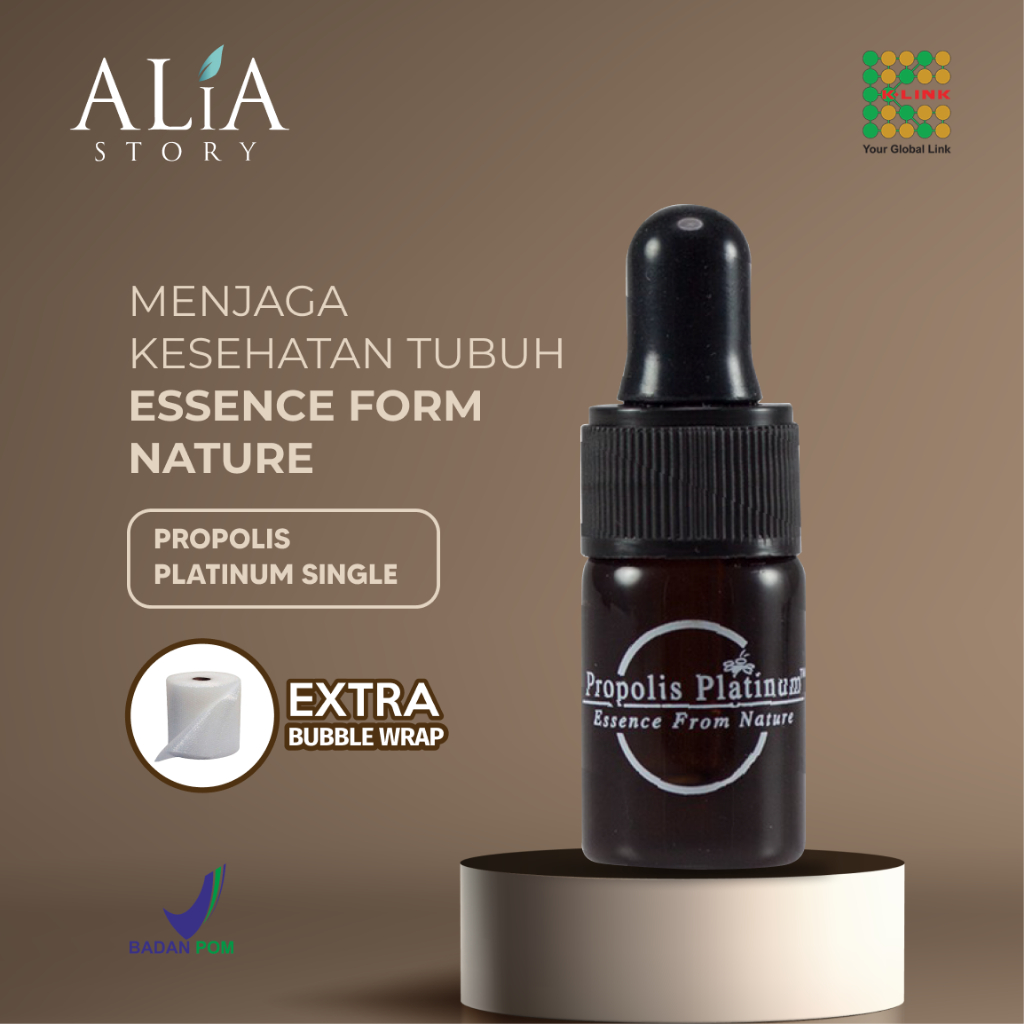 Propolis Platinum K-Link Single Bottle (6 ml) Essence From Nature Air Lebah Alami Original K-Link