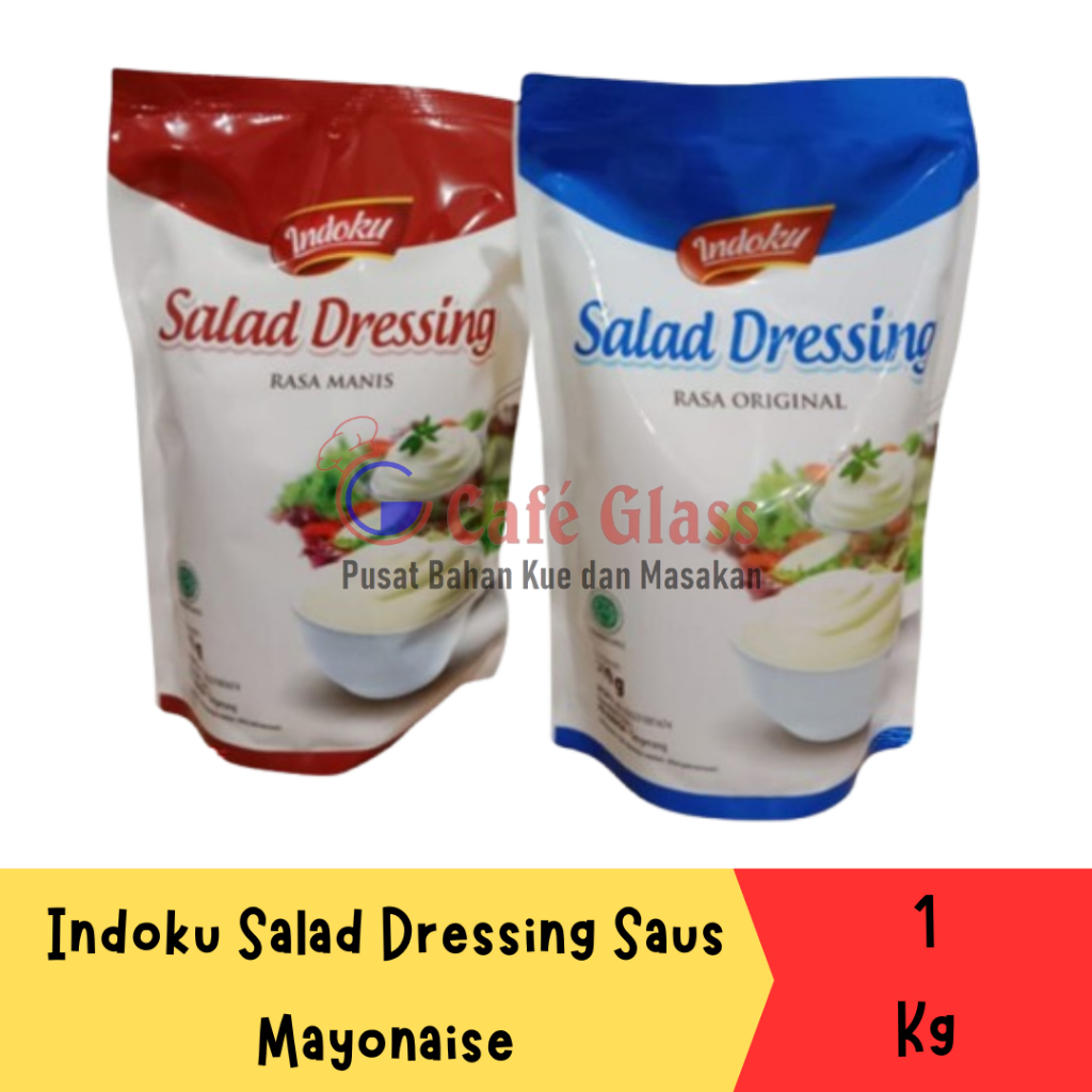 

Indoku Saus Salad Dressing / Saus Mayonaise Original & Manis-1Kg