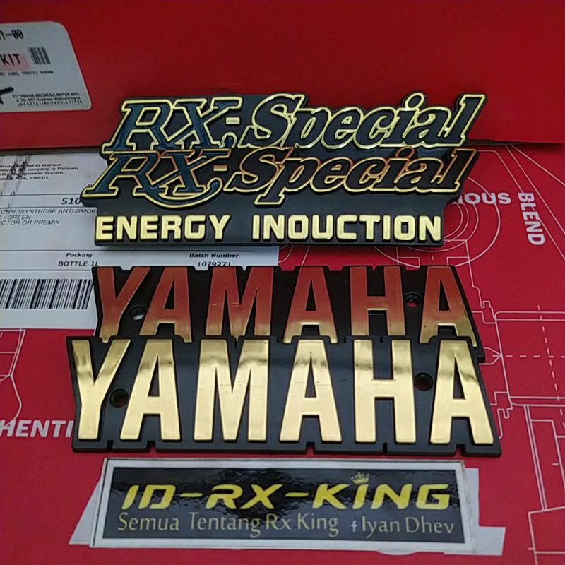 EMBLEM YAMAHA LOBANG RX SPESIAL YT115