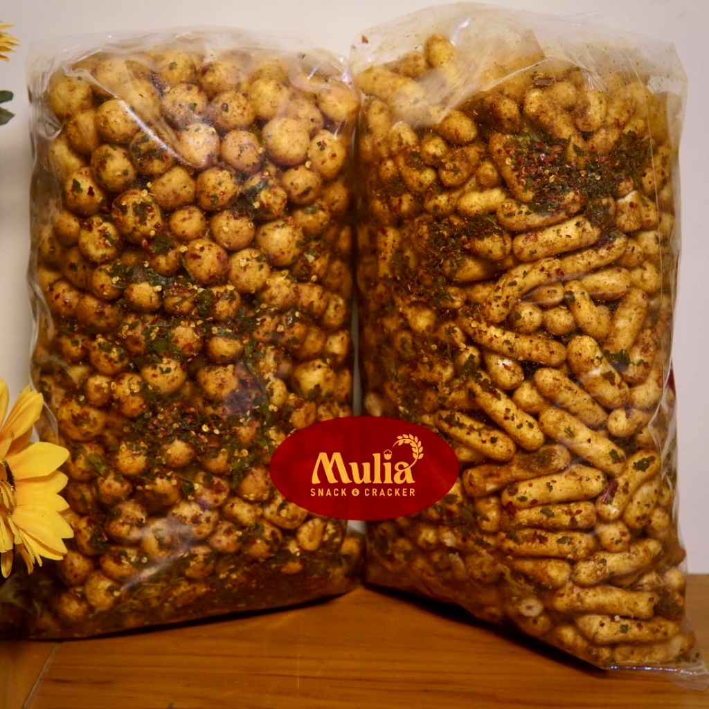 

Amplang Tenggiri Pedas 1KG / kerupuk tengiri khas Mojokerto