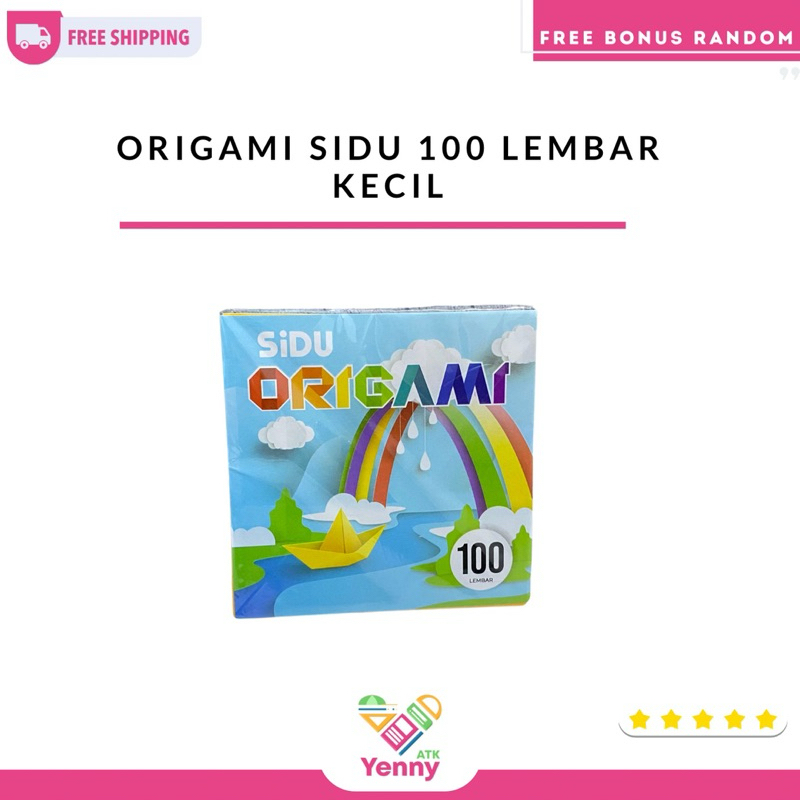 

Origami Sidu Kecil 100 Lembar (10 warna) | Kertas Origami Sidu Kecil
