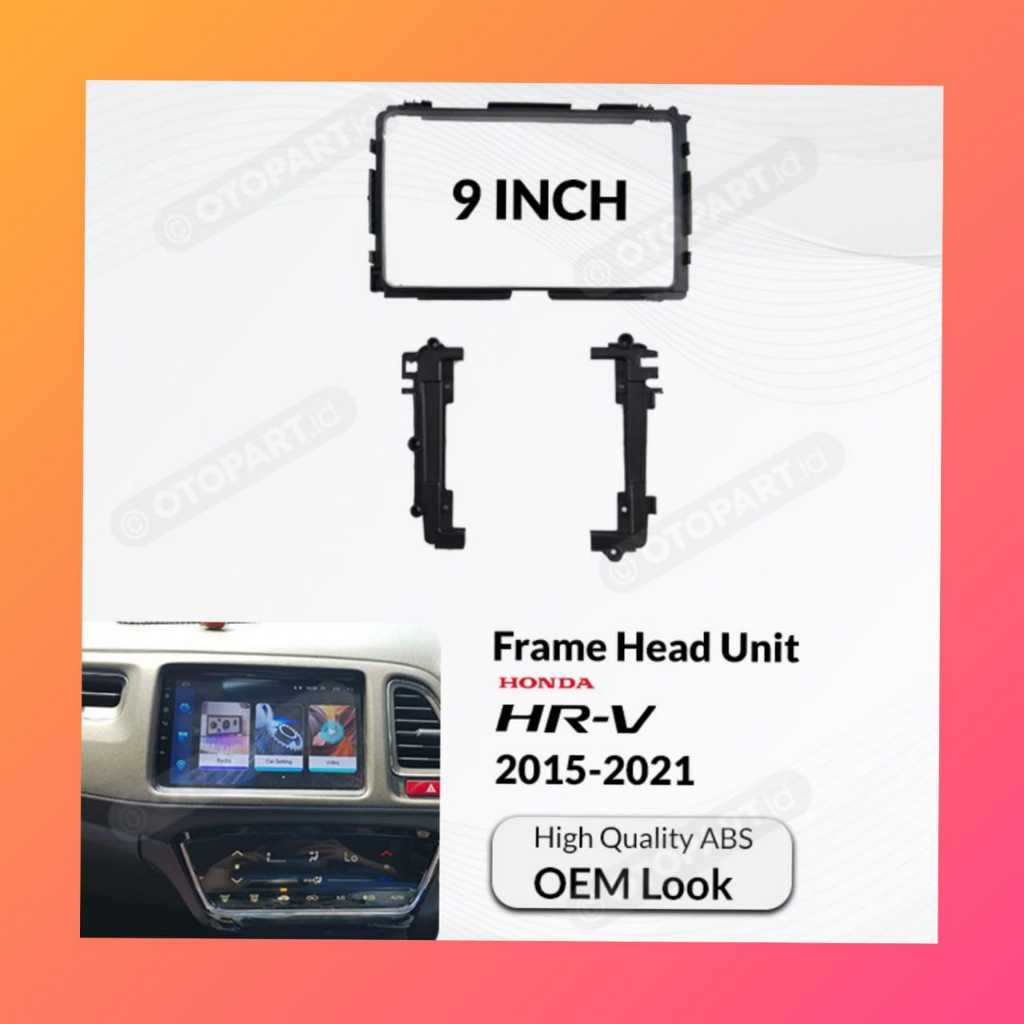 Frame list headunit HRV 9 inch
