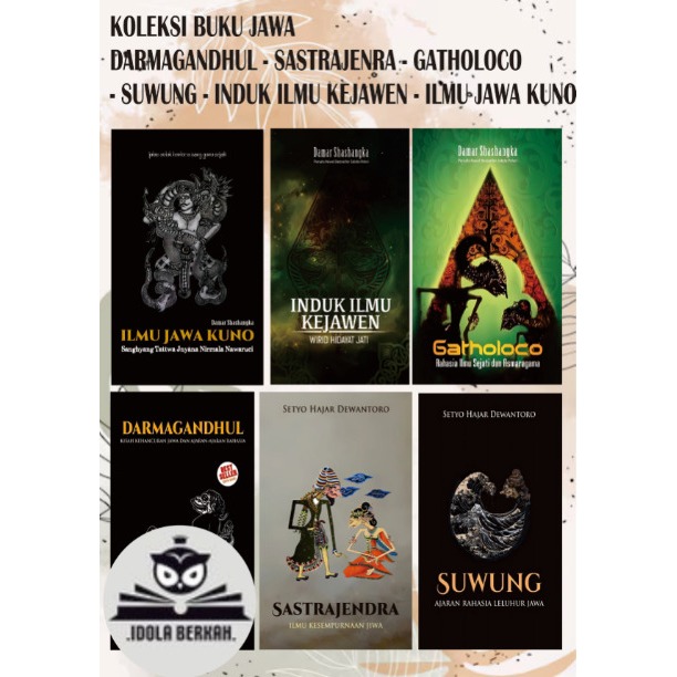 TERMURAH GATHOLOCO , SUWUNG, DARMAGHANDUL, INDUK ILMU KEJAWEN, SASTRAJENDRA, ILMU JAWA KUNO