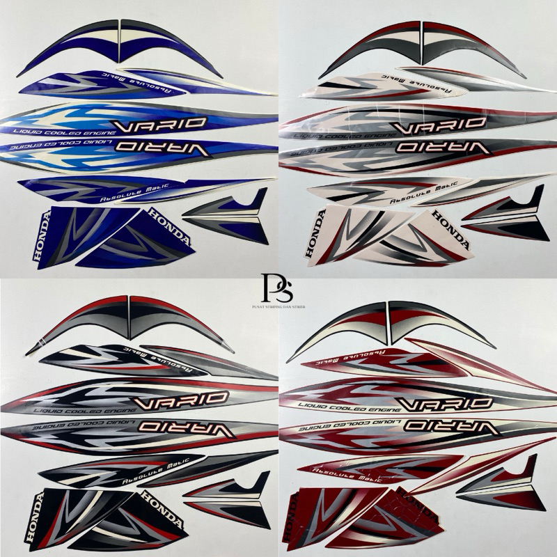 Striping Sticker Original Honda Vario CW 110 Karbu 2013