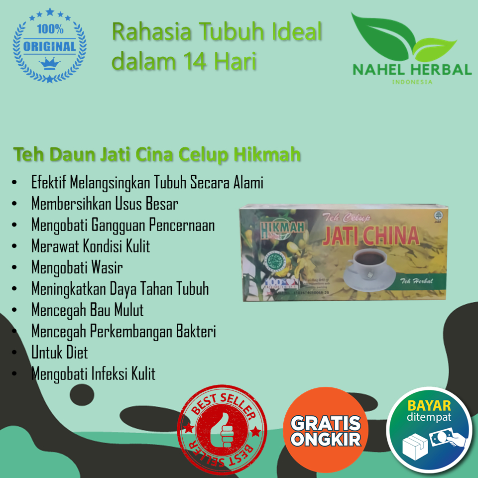 

Halal&Bpom✅Instant Tercepat Cod Best Seller Original Teh Jati 100% Teh Herbal Diet Pelangsing Daun Jati Cina Teh Celup Ampuh Menurunkan Berat Badan Dan Melangsingkan - Teh Celup Daun Jati Cina Pelangsing 100% Alami 1 Box Isi 20 Kantong Teh - Teh Celup Jat