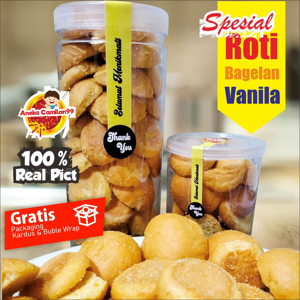 

ROTI KERING BAGELAN RASA VANILA