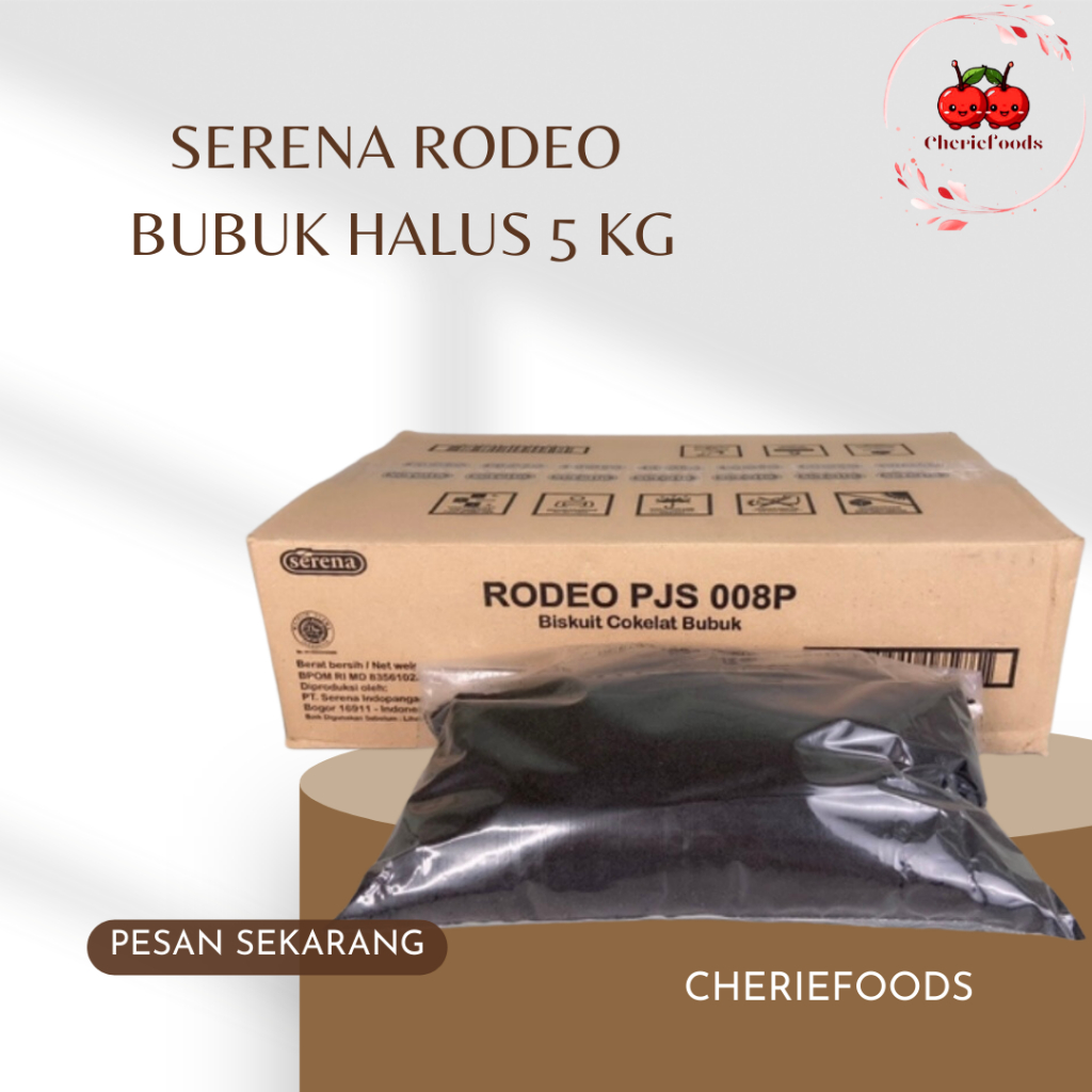 

SERENA Rodeo pjs 1 dus 5 kg / Bubuk Cokelat Utuh dari Serena Rodeo Bubuk Kasar Dan Halus