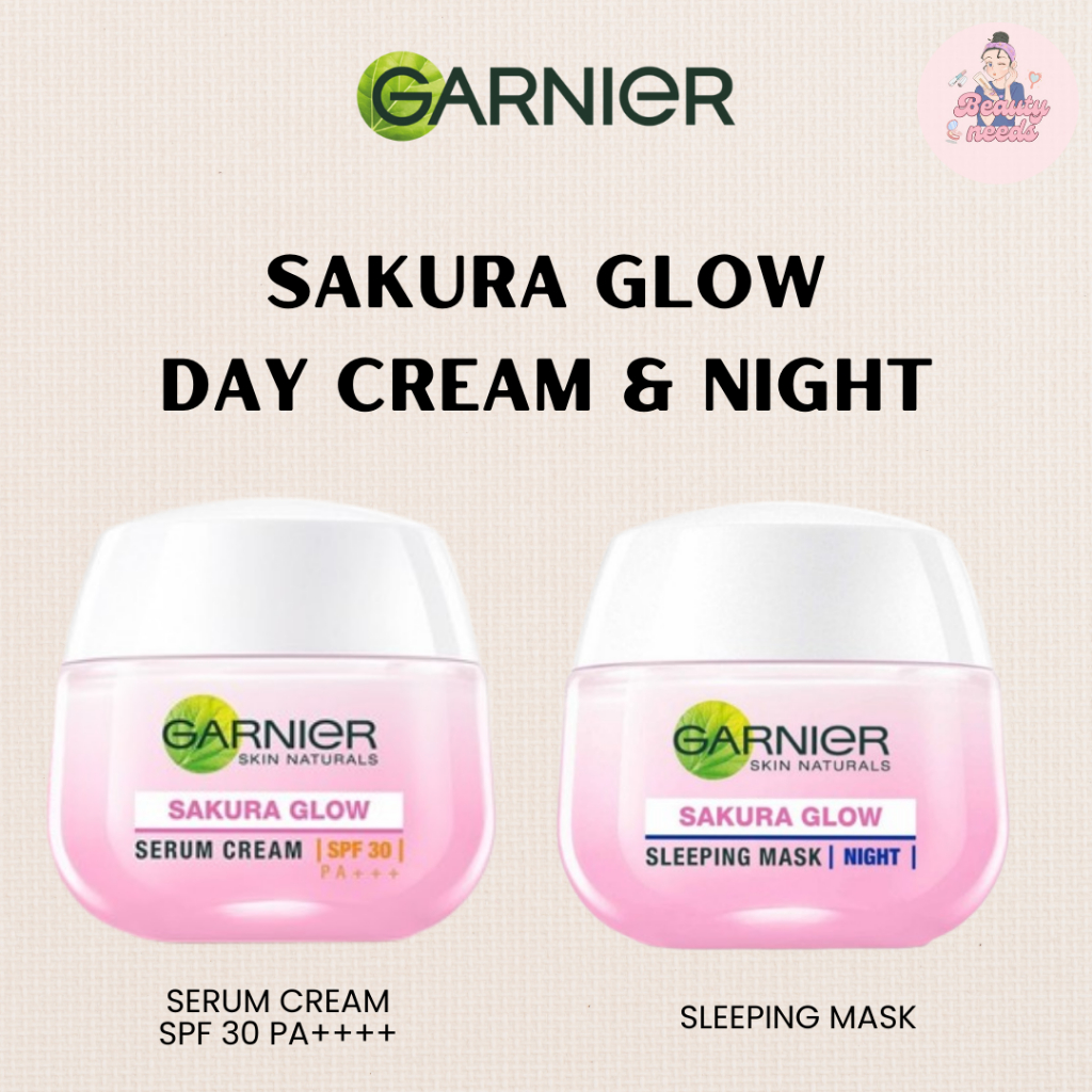 GARNIER SAKURA GLOW DAY CREAM & NIGHT