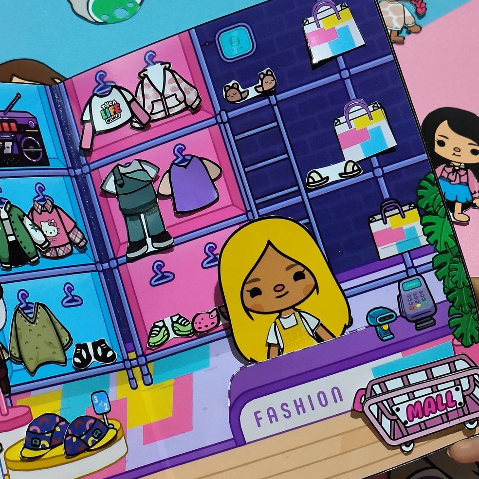 

KODE R77Y TOCA BOCA MALL SERIES mainan edukatif anak SUDAH LAMINASI ANTI AIR KHANZA ONLINE