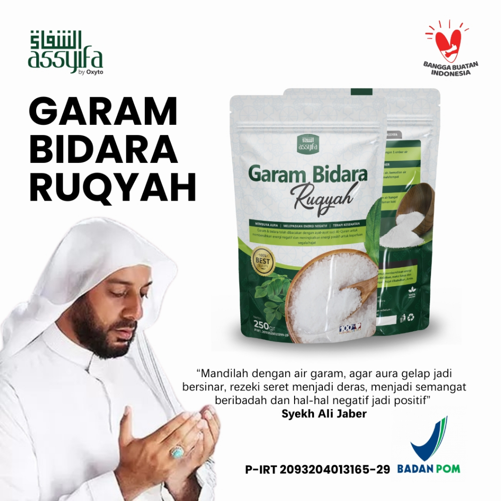 

[PROMO LAUNCHING] Garam Bidara Ruqyah Assyifa by Oxyto 250gr Original