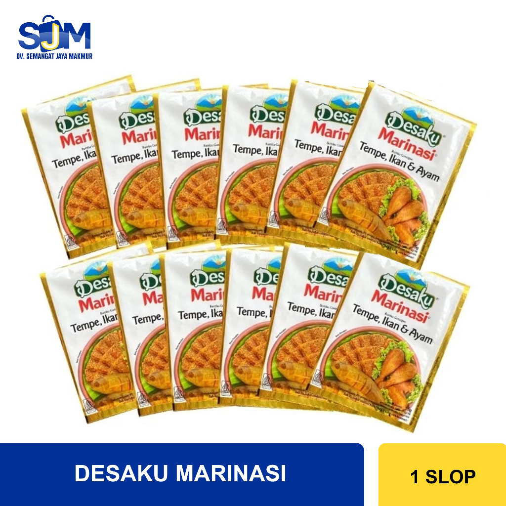 

Bumbu Marinasi Ikan dan Tempe Desaku 15 gr 12 sachet
