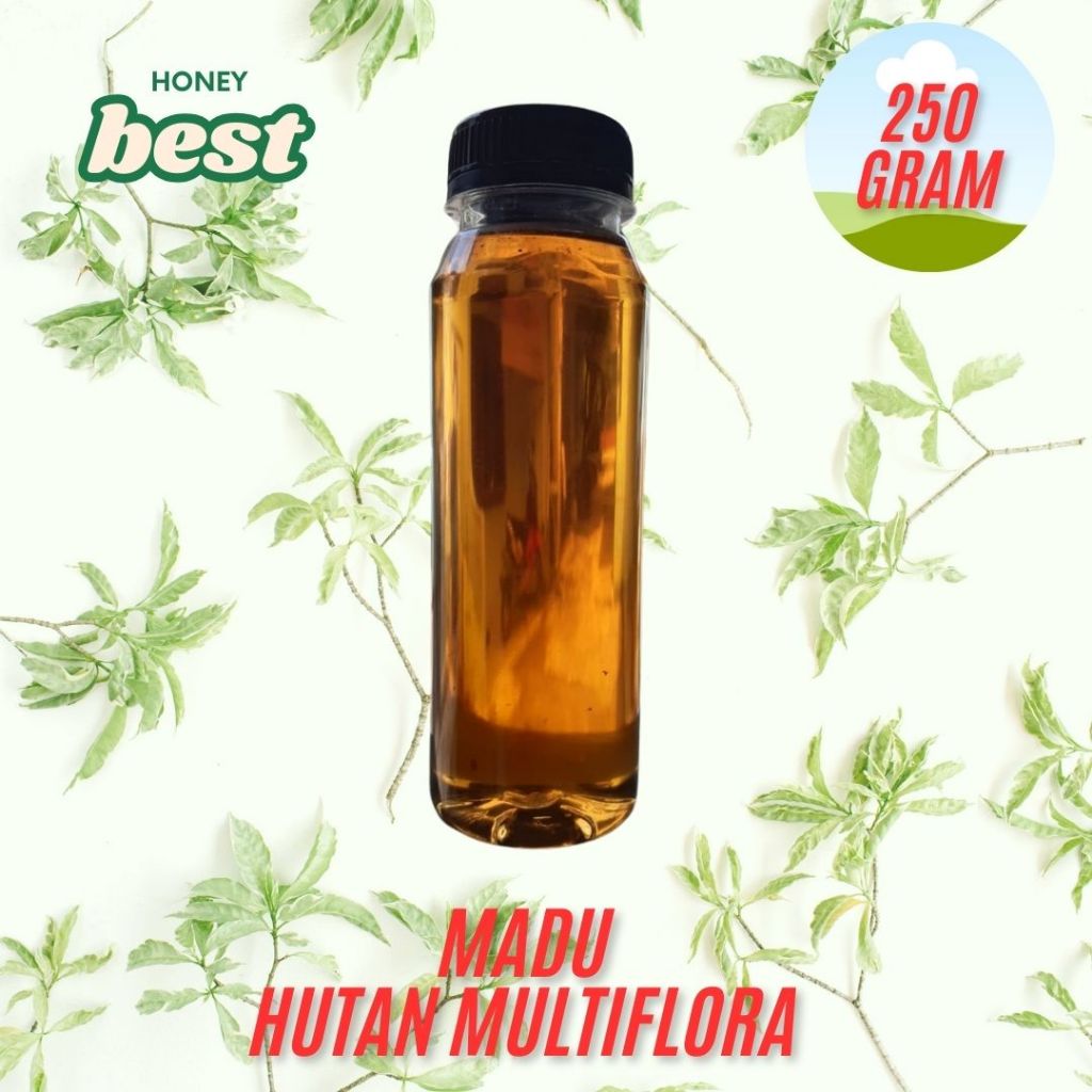 

Madu Hutan Multiflora ASLI 250gram, Madu Murni Manis Berkhasiat