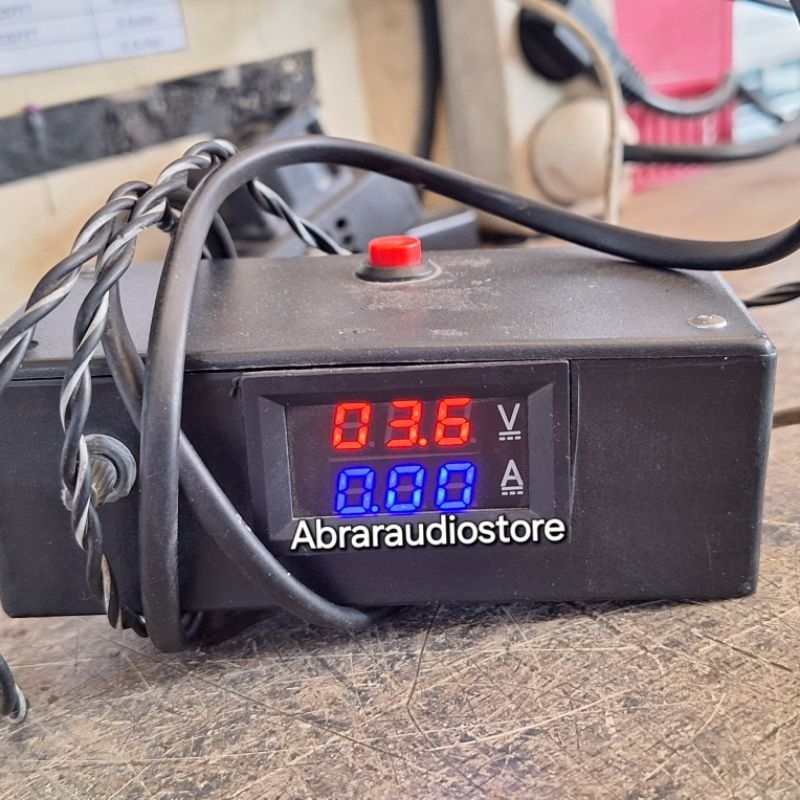 DIGITAL VOLTMETER VOL METER DC 4,5-100V + Amper 10A 3 DIGIT Alat Ukur Volt dan Arus Amper