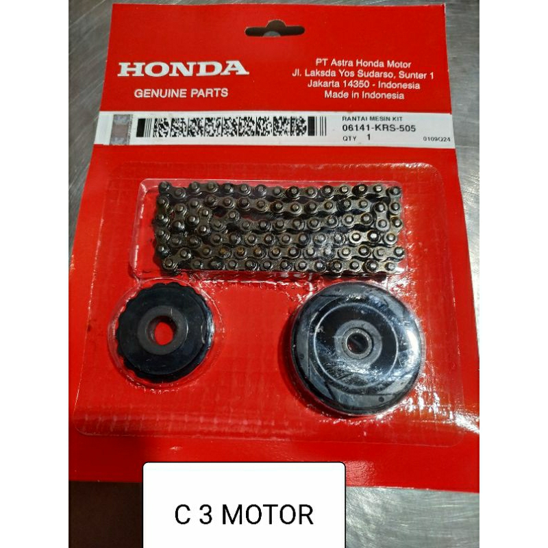 06141-KRS-505 rantai klep/ rantai keteng legenda/supra fit/Supra fit new/revo 100. ORIGINAL AHM