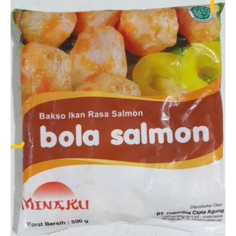 

Minaku bola salmon 500 gram