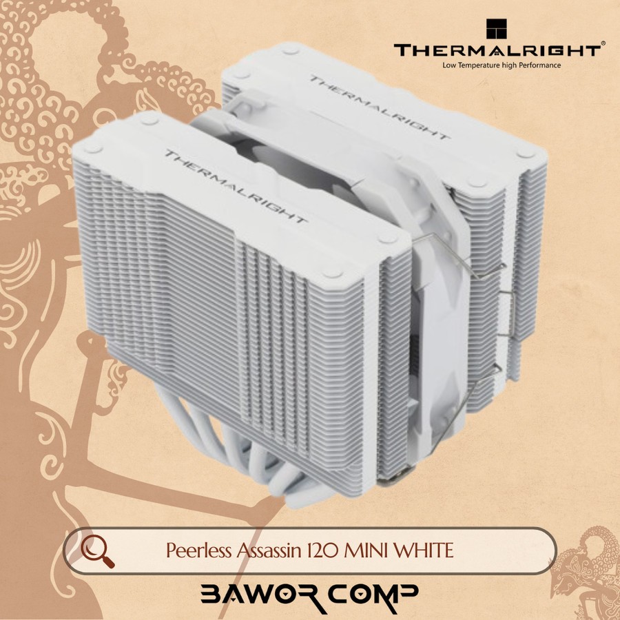 THERMALRIGHT Peerless Assassin 120 Mini White | CPU Cooler 6 Heatpipe HSF Intel / AMD