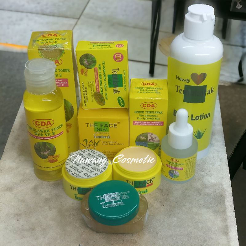 BPOM PAKET CREAM TEMULAWAK 6IN1 HBL CDA XTHE FACE