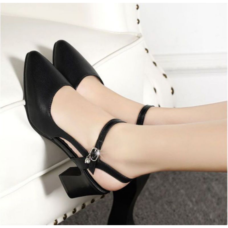 sepatu tali belakang-sepatu wanita import/sepatu kerja wanita