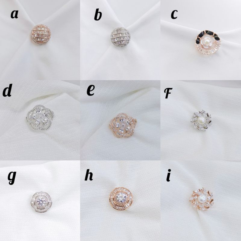 Bros peniti mini diamond zircon / Bros hijab premium/Bros import premium