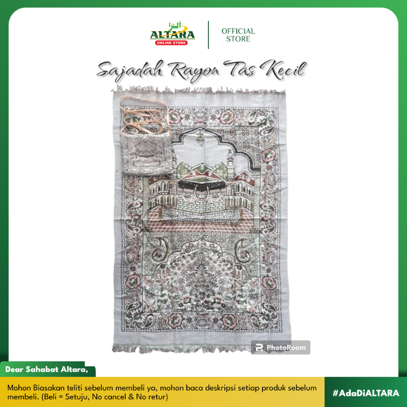 Sajadah Rayon Tas Kecil / Sajadah Travel Alydrus Turki