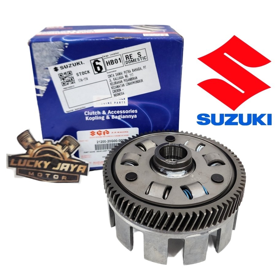 Gear Primary Assy Clutch Rumah Kopling Shogun 125 Lama FD Arashi Shogun 125 Sp Shogun 125 FL Origina