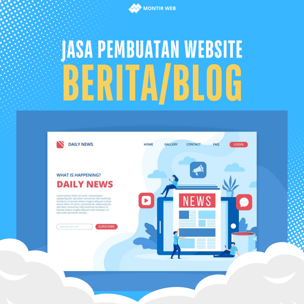 Jasa Pembuatan Website Blog / Berita Termurah Gratis Hosting dan Domain
