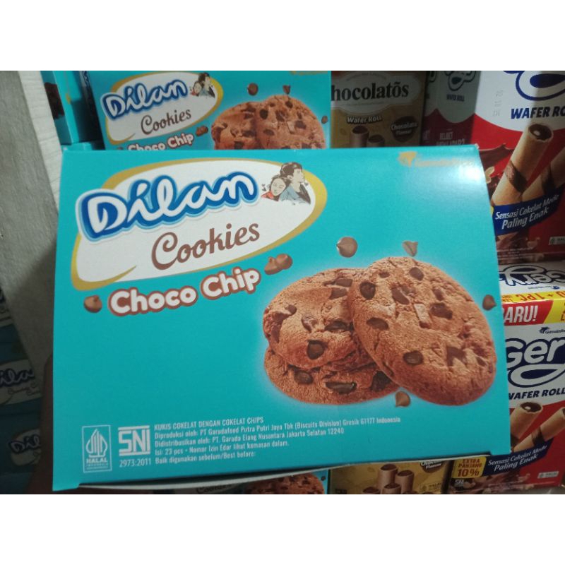 

Dilan Cookies Choco Chip isi 23Pcs