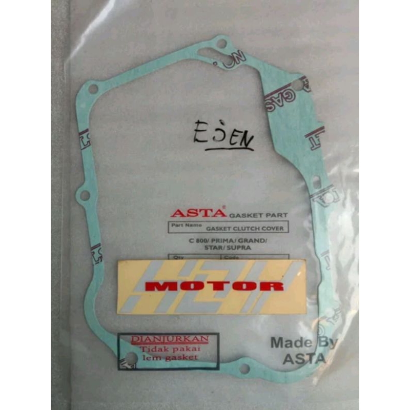 Paking gasket block blok kopling paking kanan grand prima surpa astrea c700 star supra fit revo