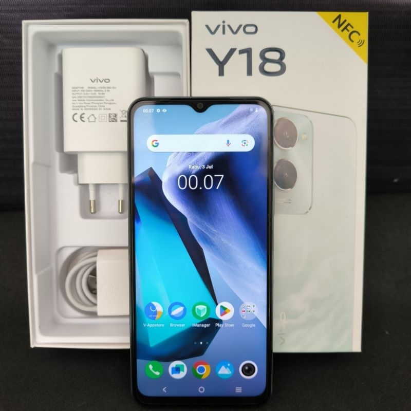 vivo Y18 Ram 6GB Internal 128GB HP Second Seken Bekas Fullset [murah] hp murah