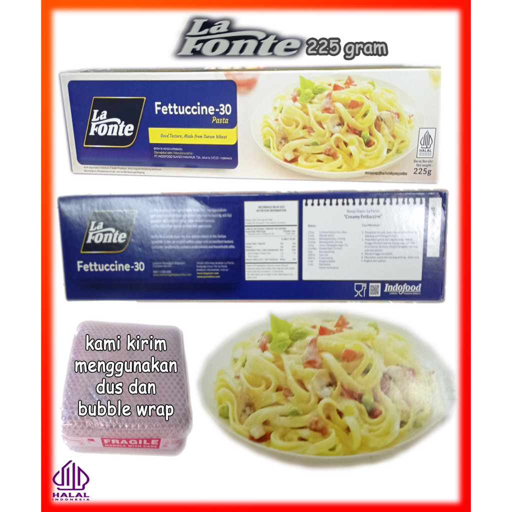 

La Fonte Fettuccine 30 Pasta 225 gram