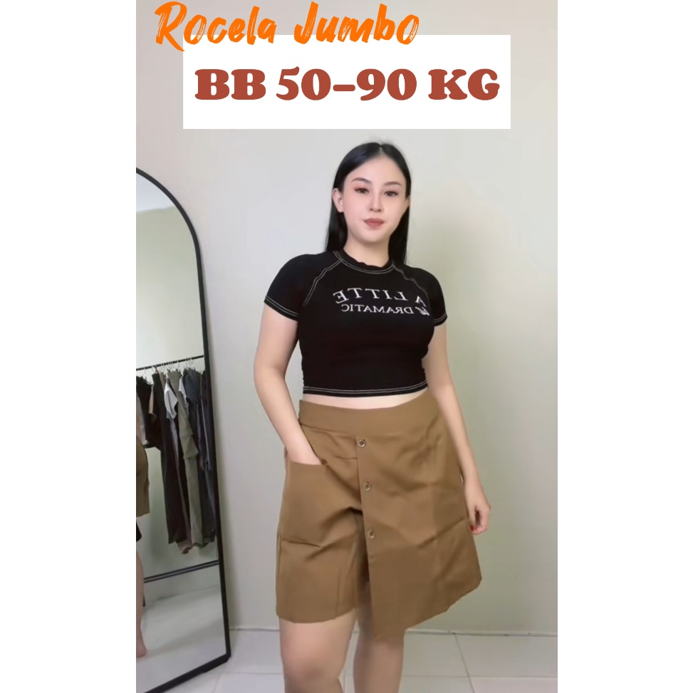 KODE X35A KOREA MINI SKIRT JUMBO  Rok Celana Pendek Wanita Terbaru  Mini Skirt Style Korea Jumbo San