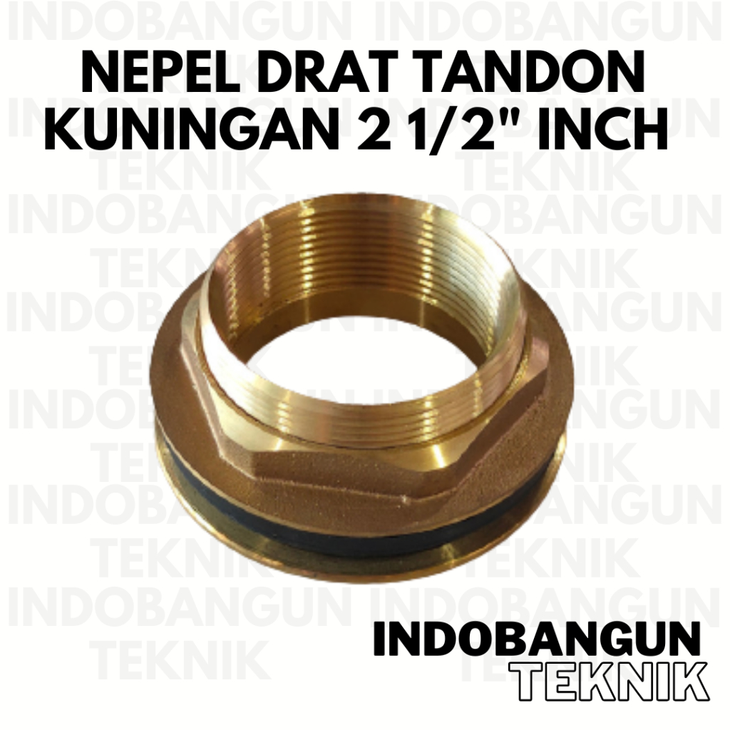 Nepel Nepple 2 1/2" Fitting Mur Vault Ring Drat Tandon Toren Tangki Air