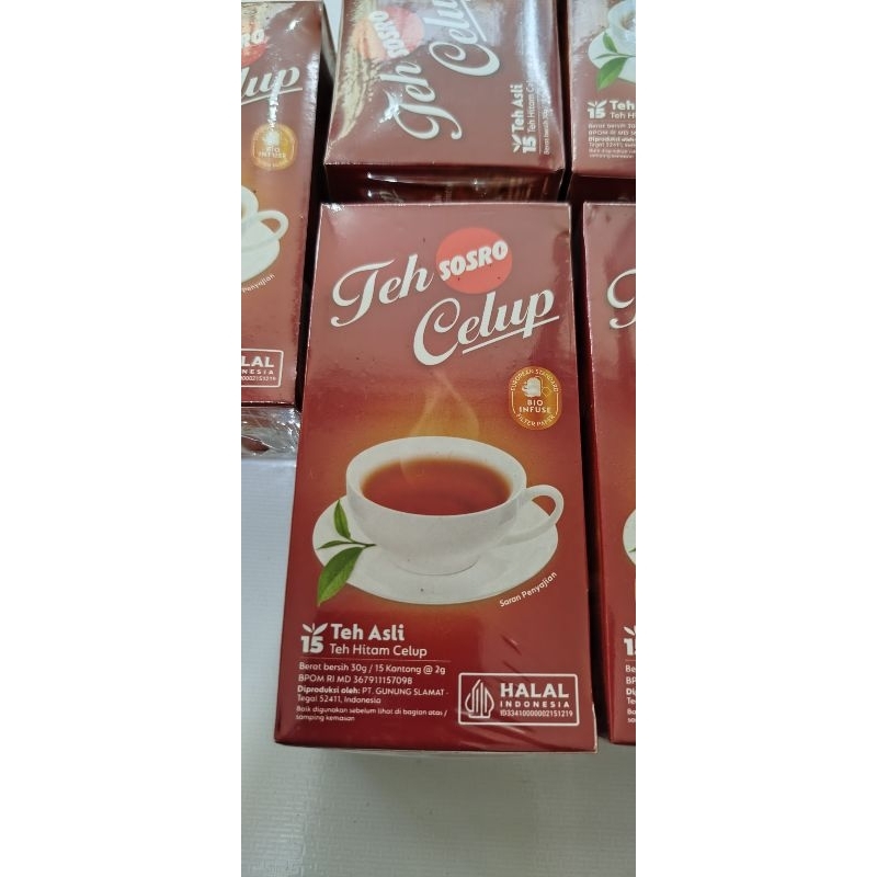 

[abqariah.shop] Teh celup sosro paket hemat sosro 15pcs