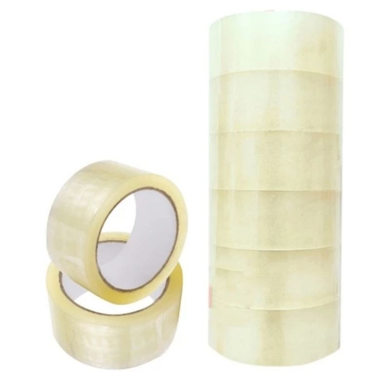 

gk Lakban Bening Orinal 45mm x 90yard Paket 1 Slop Isi 6 Pcs/roll