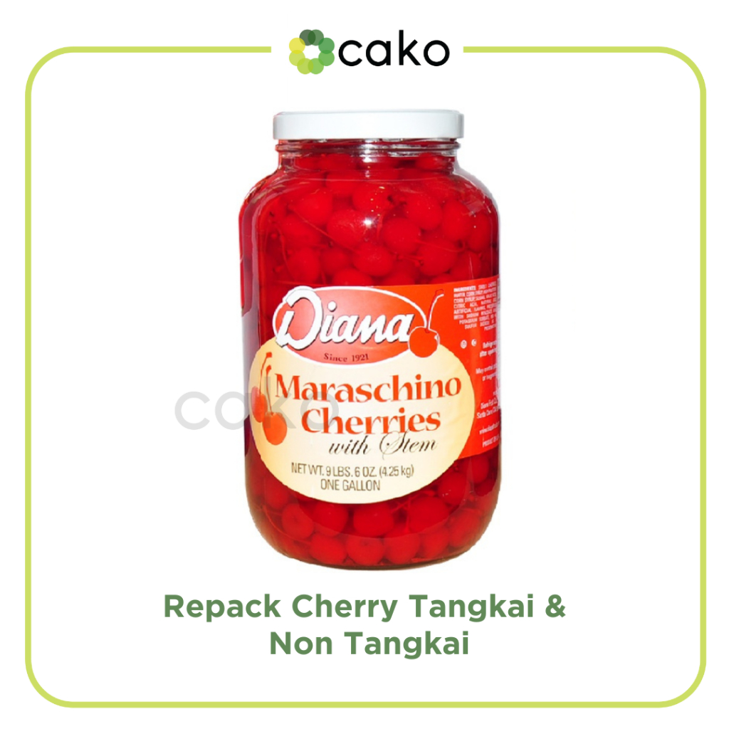 

(REPACK) Diana Cherry Tangkai & non Tangkai / Topping Buah Cherry/ per 5pcs