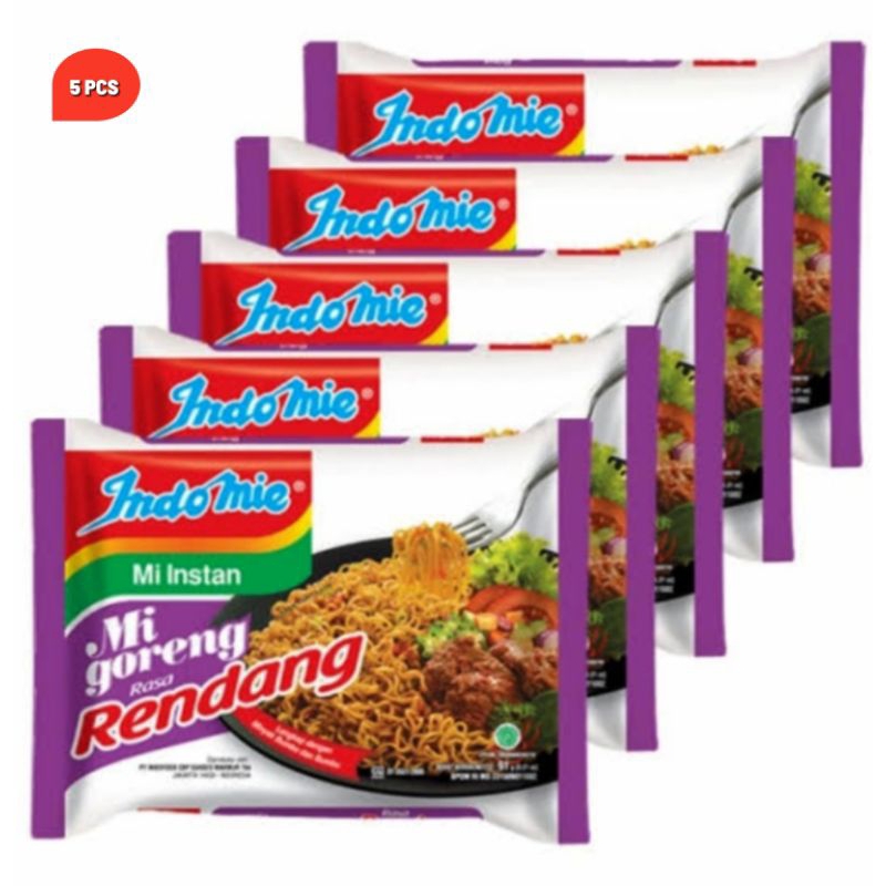 

INDOMIE GORENG RENDANG 5 PCS