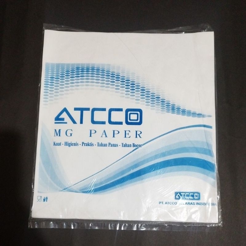 ATCCO Kertas pembungkus PUTIH (isi 100 Lembar)