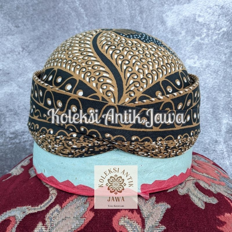 Blangkon Alusan Solo Kasatriyan Batik Kombinasi