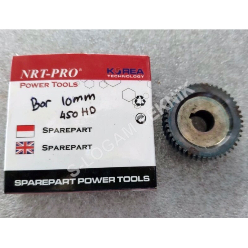 Gear Mesin Bor 10 mm NRT PRO 450 HD Korea Original 10mm Asli Ori
