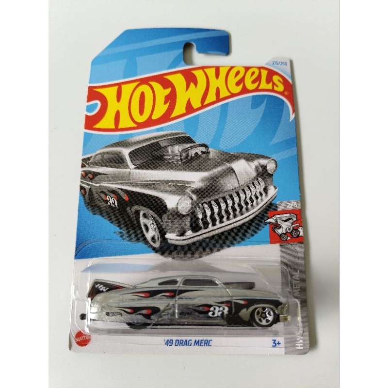 Hotwheels Drag Merc '49 silver