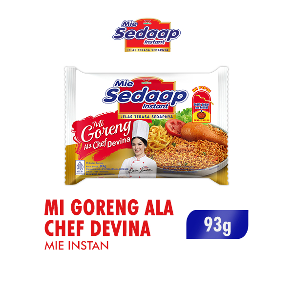 

Mie Sedaap Goreng Ala Chef Devina Baru Kemasan 94 gram Murah & Hemat