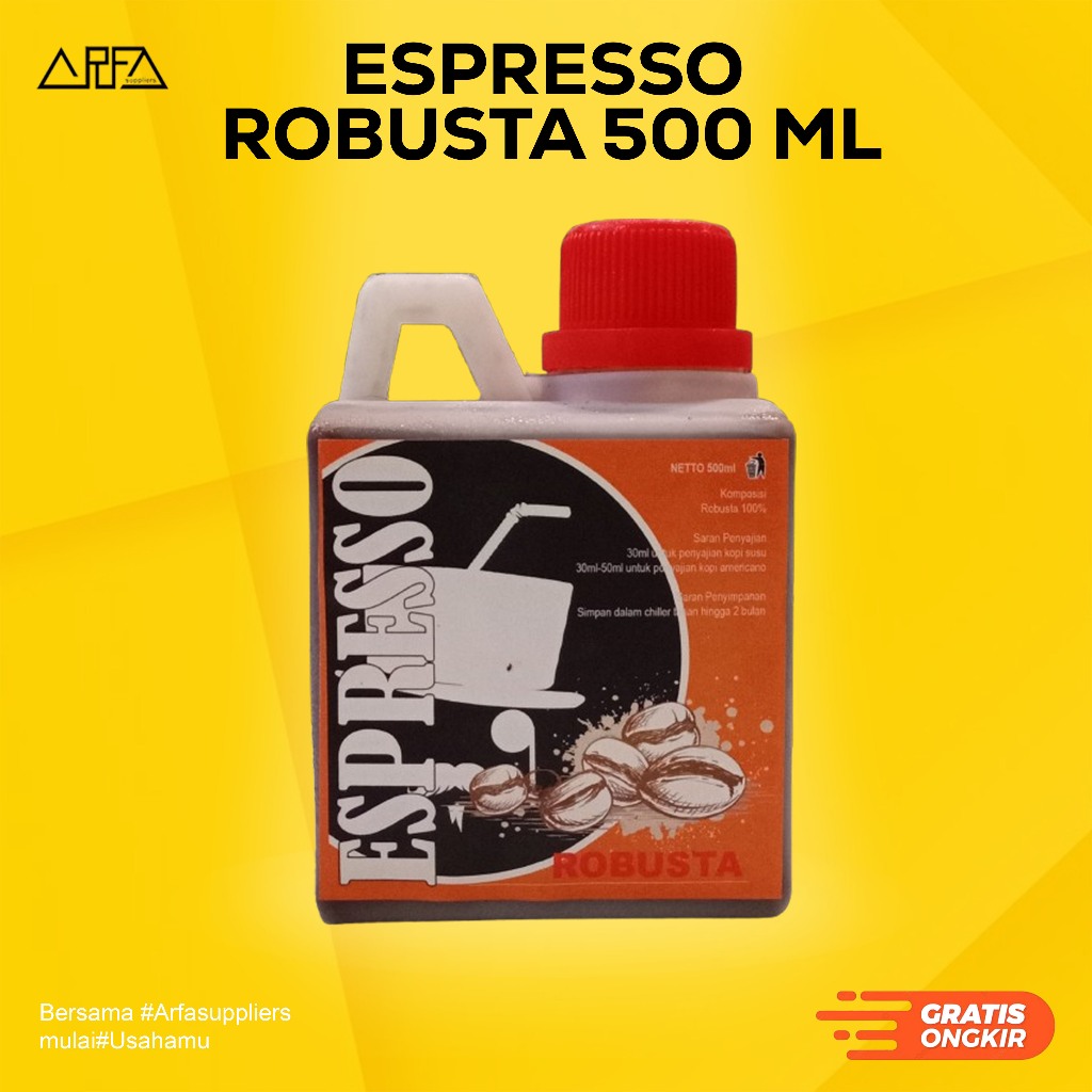 

Espresso Konsentrat Cair Full Robusta 500ml