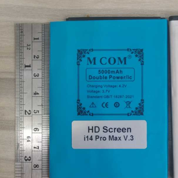Battery Batere Batre Baterai Double Power modifikasi cina rakitan Mcom HP Android HD Screen i14 Pro 